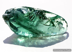 Ethereal Mint Monatomic Andara Crystal Sculpture 'ANAHATA