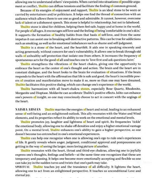 Thulite Properties Meanings