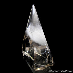 John of God Triangle Quartz Casa Crystal Sculpture 'Ascension' As Above, So Below