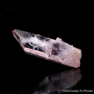 Rose Aura Lemurian Seed Record Keeper Crystal & Manifest Spirit Isis