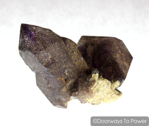 Melody Stone Super 7 Twin Record Keeper Crystal Cluster Specimen