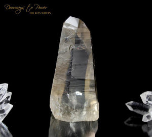 Golden Lemurian Seed Quartz Record Keeper Crystal