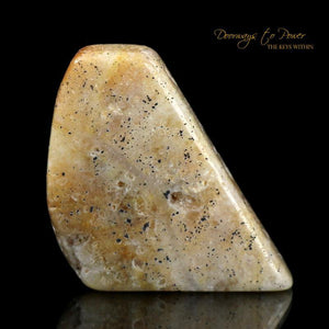 Honey Cream Azeztulite Crystal