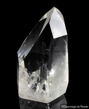 Golden Lemurian Quartz Crystal Point
