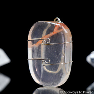 Pink Fire Azeztulite Pendant Azozeo Super Activated