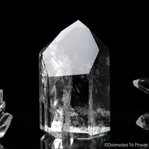 Lemurian Light Quartz Crystal Point 'Multi Dimensional Healer'
