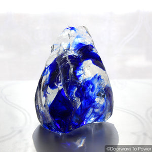 Tanzanite Fire & Elestial Starlight Monatomic Andara Crystal 'ARCTURIAN STAR-SHIP' 5D