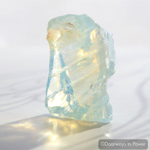 Angel Aura Opal Monatomic Andara Crystal w/ Rainbows 'Angel Codes'