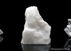 White Azeztulite Crystal Altar Stone Azozeo Activated Synergy 12 Stone