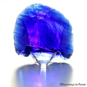 Tanzanite Fire Elestial Sapphire Monatomic Andara Crystal 'Lu·Mi·Nar·Y'