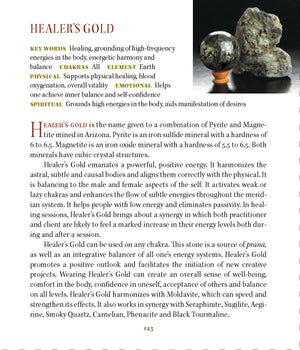 Healers Gold Properties Book of Stones
