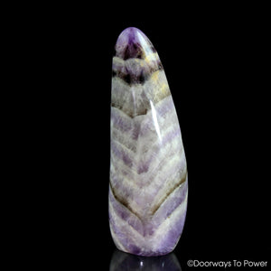 Amazez Amethyst Azeztulite Crystal Altar Stone Polished