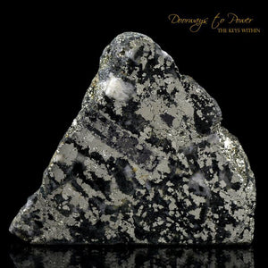 Healers Gold Crystal Altar Stone 'Alchemy & Abundance'