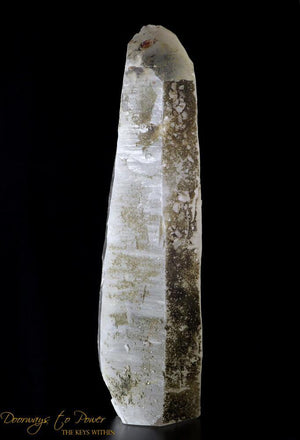 Laser Quartz Point with Pyrite