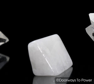 White Azeztulite Azozeo Activated synergy 12 Stone Crystal