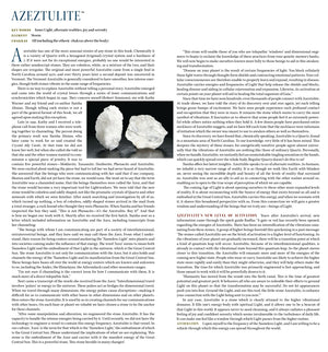 White Azeztulite Metaphysical Properties