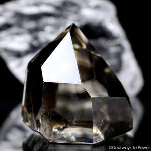 John of God Smoky Citrine Quartz Phantom Crystal Point