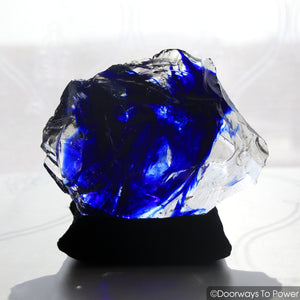 Tanzanite Fire & Elestial Starlight Monatomic Andara Crystal 'ARCTURIAN STAR-SHIP' 5D