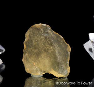 Libyan Desert Glass Specimen Gold Tektite