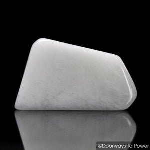 White Azeztulite Crystal Tumbled & Polished Gemstone
