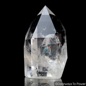 John of God Manifestation Quartz Crystal Point Rainbows