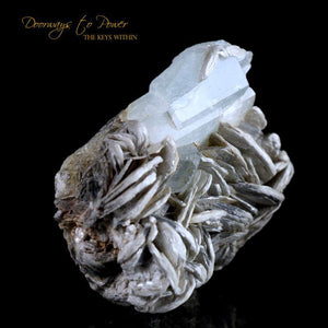 Aquamarine On Muscovite Specimen