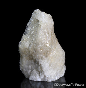 White Azeztulite Crystal Altar Stone