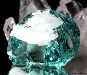 Gem Aqua Serenity Monatomic Andara Crystal 'Modulating Perception'