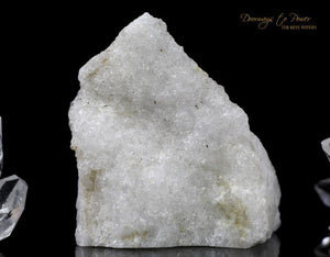 White Azeztulite Crystal Altar Stone