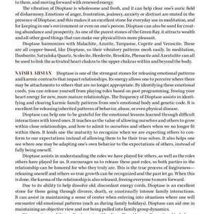 Dioptase Metaphysical Properties