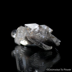 Brookite in Quartz Cluster Starbrary Twin Future Time Link Crystal Synergy 12 Stone RARE