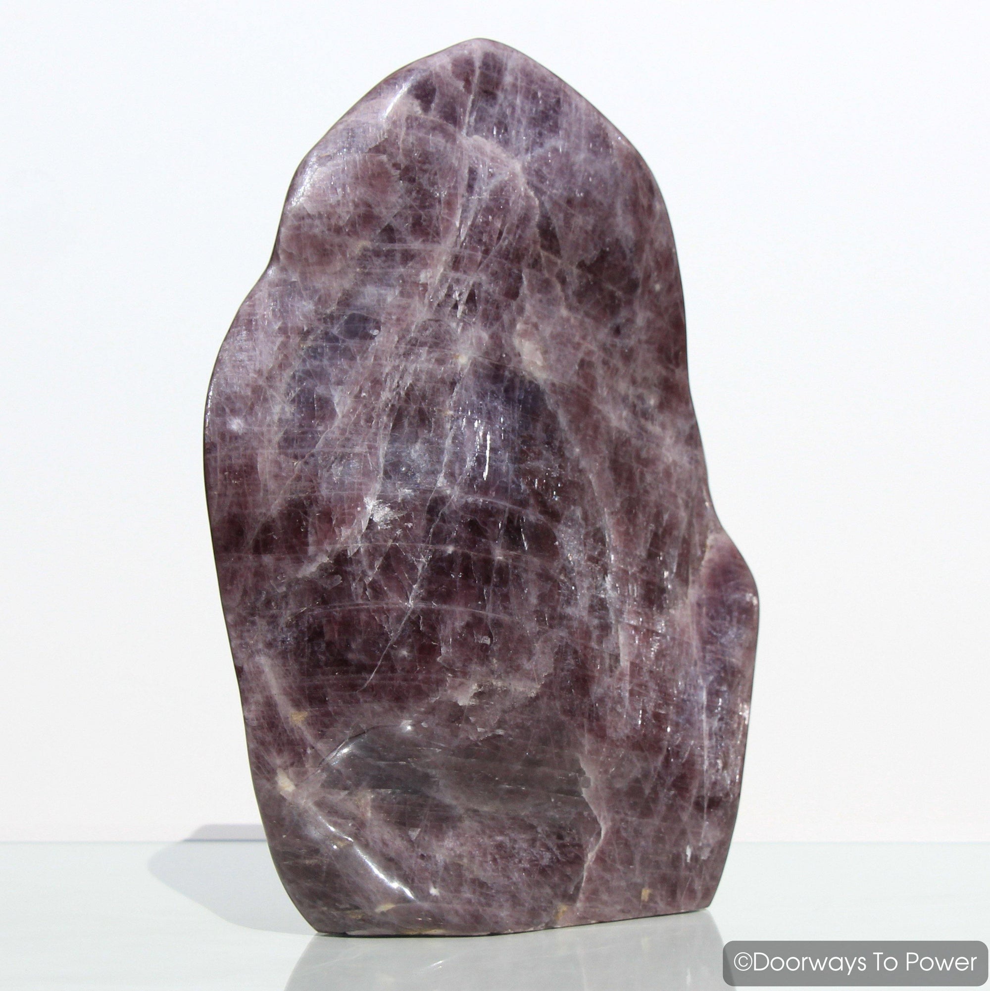 Purple Angelite Crystal 'Violet Aura' Ascension Stone