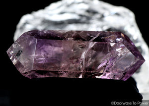 John of God Amethyst Double Terminated Double Dow Crystal