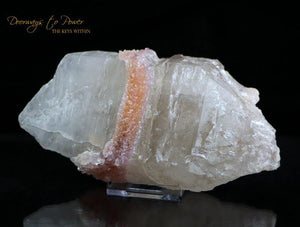 ROSE Quartz Elestial Record Keeper Crystal