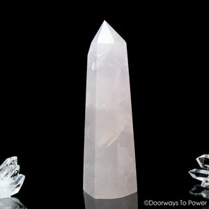 John of God Crystal Rose Quartz Casa Crystal Healing Tower