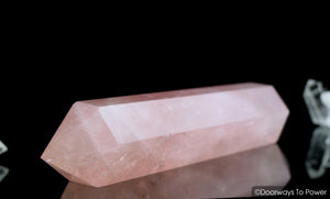 John of God Crystal Double Terminated Rose Quartz w/ Manifest Spirit