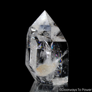 John of God Manifestation Quartz Crystal Point Rainbows