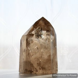 John of God Crystal Smoky Quartz Casa Crystal Altar Stone