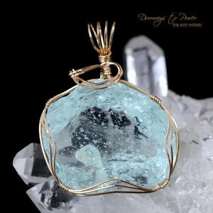 Aqua Atlantean Sea foam Andara Pendant