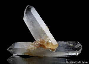 Lemurian Mist Penetrator Crystal with Record Keepers