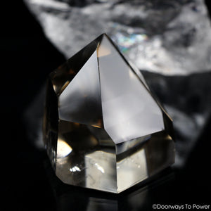 John of God Smoky Citrine Quartz Phantom Crystal Point