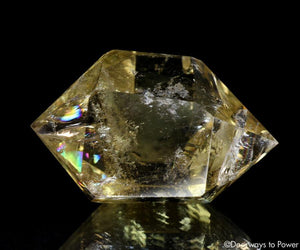 (Reserved) Citrine Smoky Phantom Quartz Crystal Generator Point w/ Rainbows