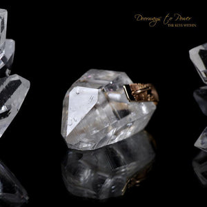 Light Language Crystal Pendant 14k