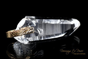 14k Lemurian Light Language Pendant with Inner Child