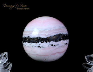 Pink Mangano Calcite Crystal Sphere