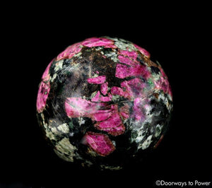 Eudialyte Aegirine Crystal Sphere 'Higher Love'