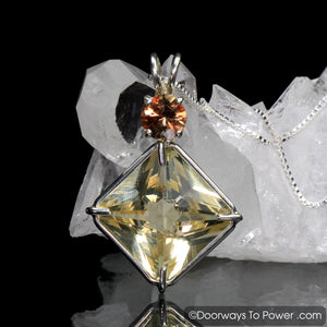 Golden Labradorite & Andalusite Magician Stone Pendant (RARE)