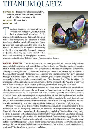 Titanium Aura Quartz Metaphysical Properties