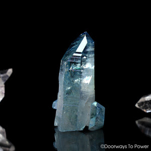 Aqua Aura Quartz Pleiaidian Starbrary Portal Time Link Crystal