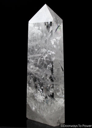 17.5" Clear Quartz Devic Temple Master Crystal 'El·e·va·tion' 22 lbs